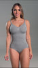 Body seamless negro SMI2265 con escote y espalda descubierta – Diseño sin costuras ajustado al cuerpo