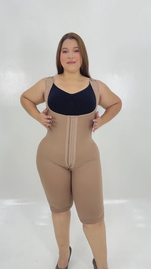 Faja Ultrainvisible SMI7191 Cocoa Hasta la Rodilla